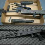 AK47 in cerakote graphite black, rusty gun restoration