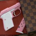 louis vuitton purse carry pink and white cerakote