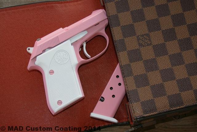 pink louis vuitton gun