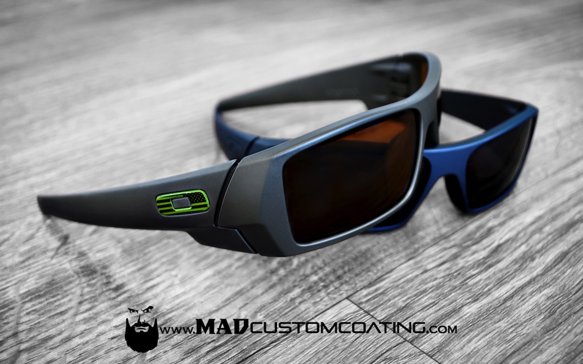 Magpul OD Green & Armor Black on Oakley Gascans - Mad Custom CoatingMad  Custom Coating