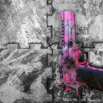 cerakote, guns are for girls, pink girls gun, pink cerakote