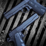 MAD Black on a pair of Colt 1911s