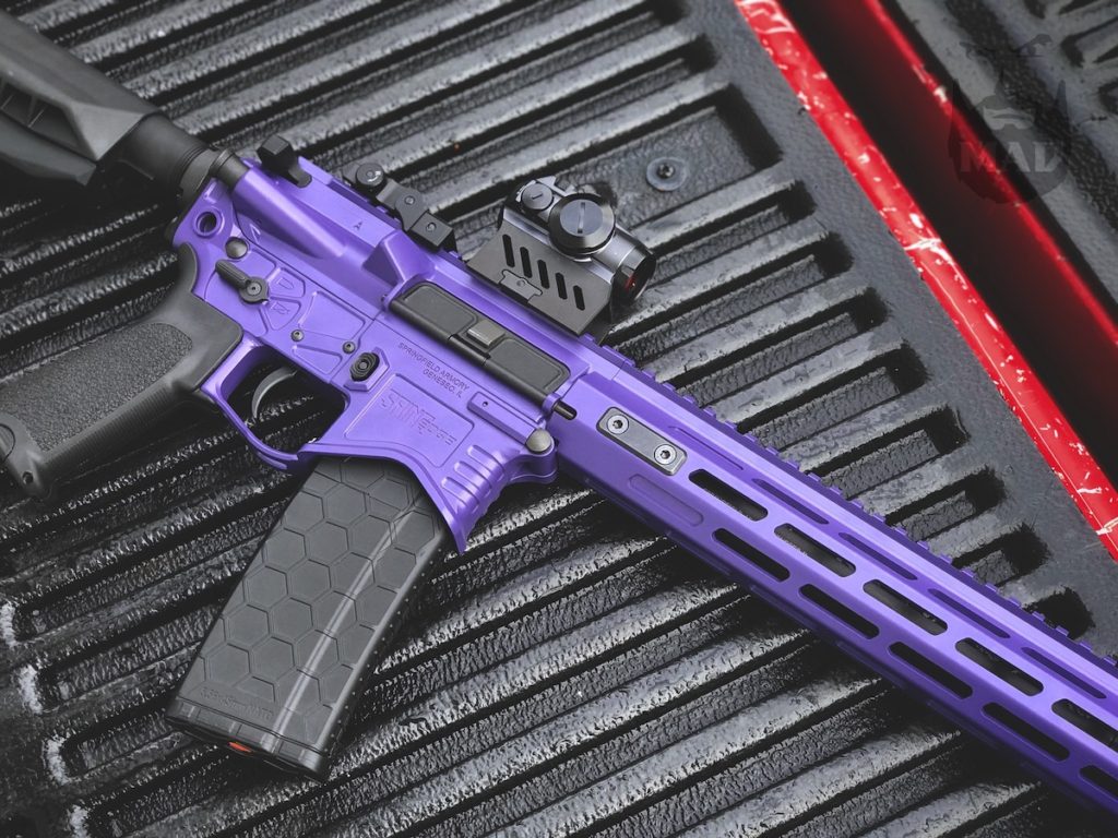 purple camo ar 15